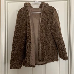 Hooded - Button up Sherpa Jacket